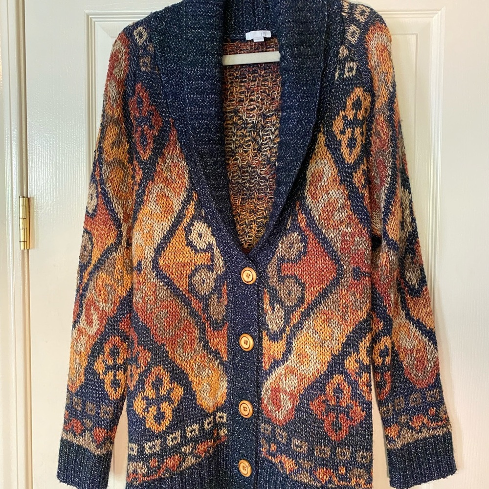 J. Jill Wool Blend Cardigan XL